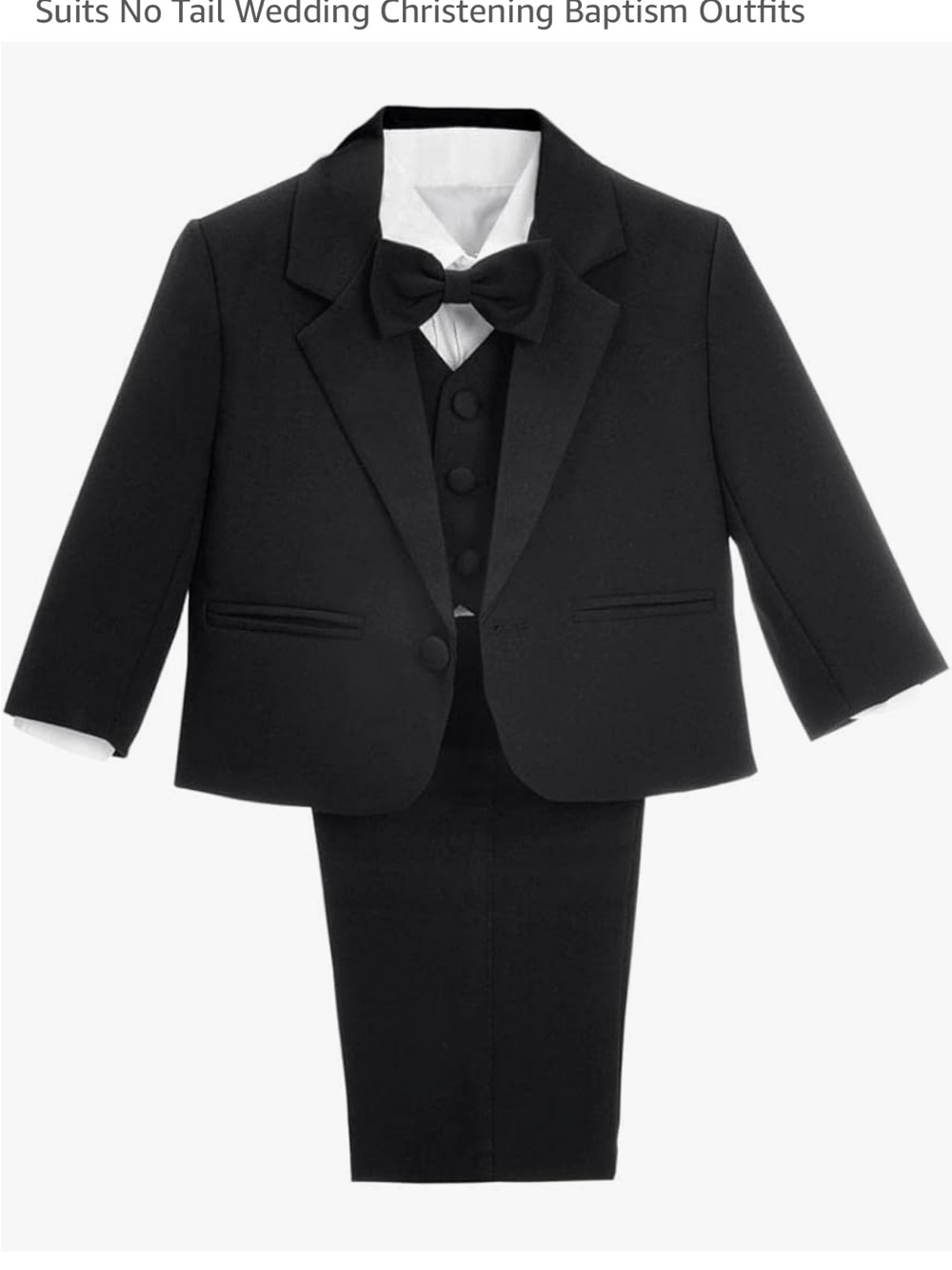 Baby Formal set with Bow Tie